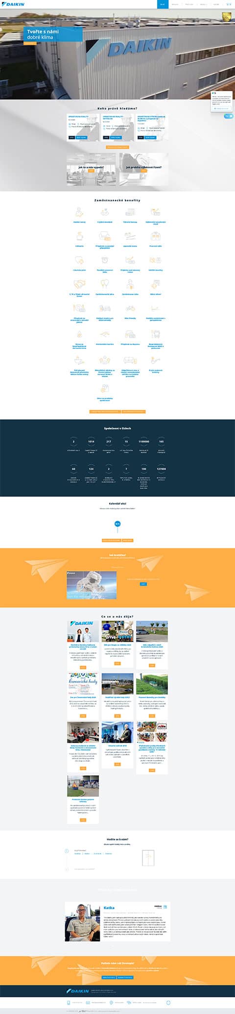 Náborový web DAIKIN